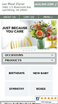 Mobile Screenshot of lynchburgleowoodflorist.com
